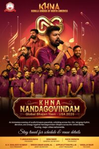 *Exciting news! 🎶🙏* KHNA is proudly bringing Nandagovindam Global Bhajan Yaan – USA 2026 to the United States from mid-June to the first week of July! Get ready for a powerful, soul-filled bhajan experience filled with devotion, music, and divine energy across major cities in the USA. Stay tuned — schedule and venue details coming soon!  KHNA Nandagovindam Global Bhajan Yaan – USA 2026 Let the devotion begin! 🙏🎵